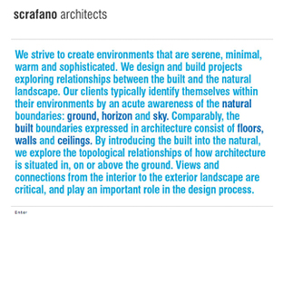 Scrafano Architects Website