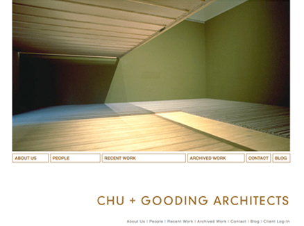 Chu + Gooding Architects Website